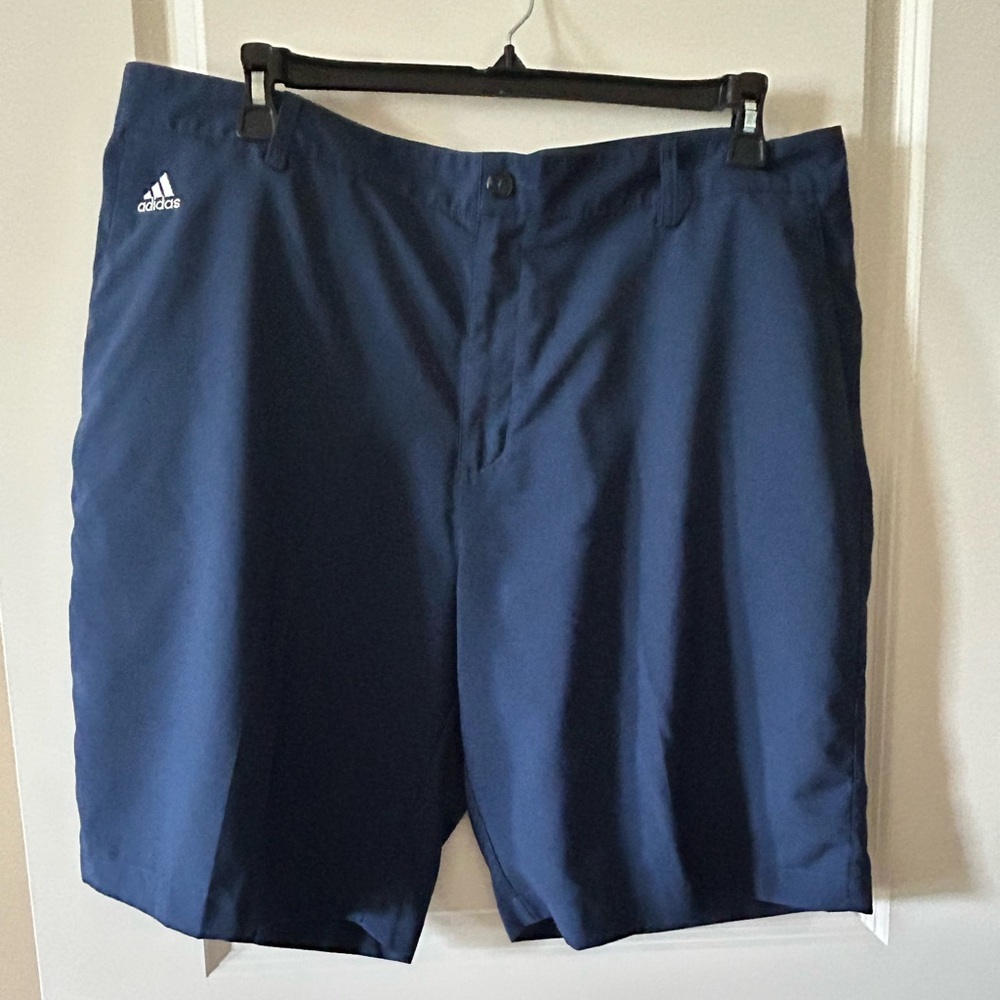 Adidas Men's Navy Blue Shorts